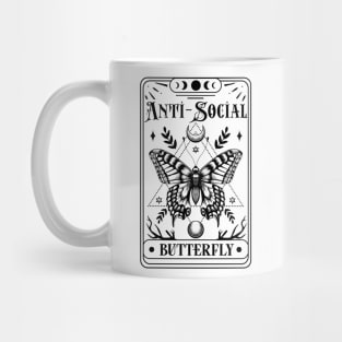 Anti-social Butterfly | Funny tarot deck | Funny trending quotes Mug